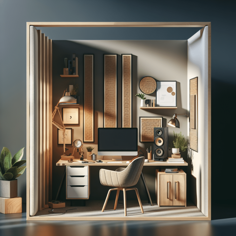 Say Goodbye to Noise with DIY Wall Panels for Better Home Office Acoustics