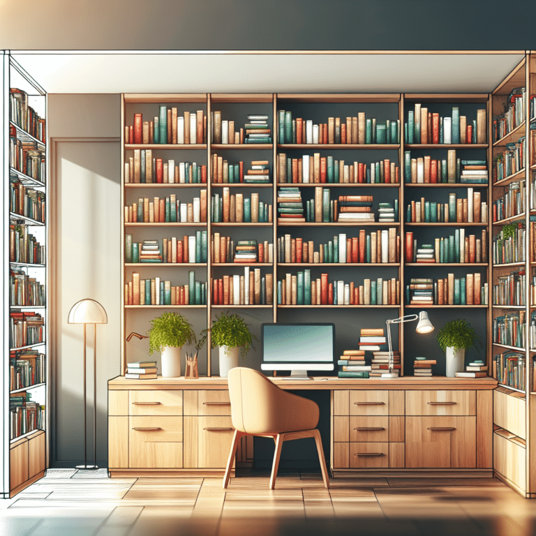 Utilizing Bookshelves for Office Echo Reduction