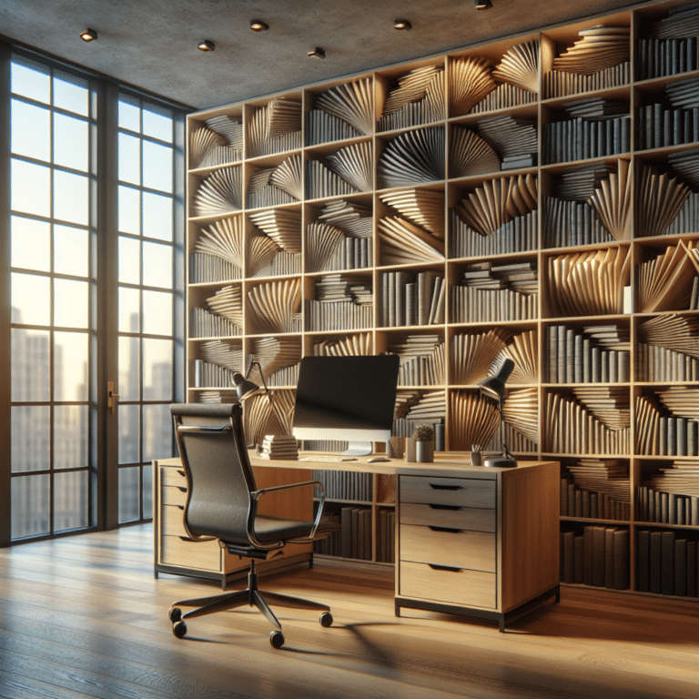 How Bookshelves Can Effectively Cut Down Office Echo