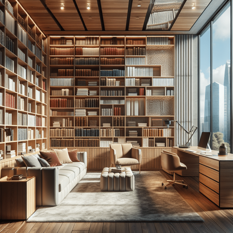 How Bookshelves Can Effectively Cut Down Office Echo