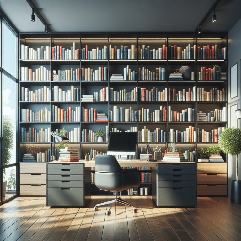 Using Bookshelves to Dampen Echo in the Office