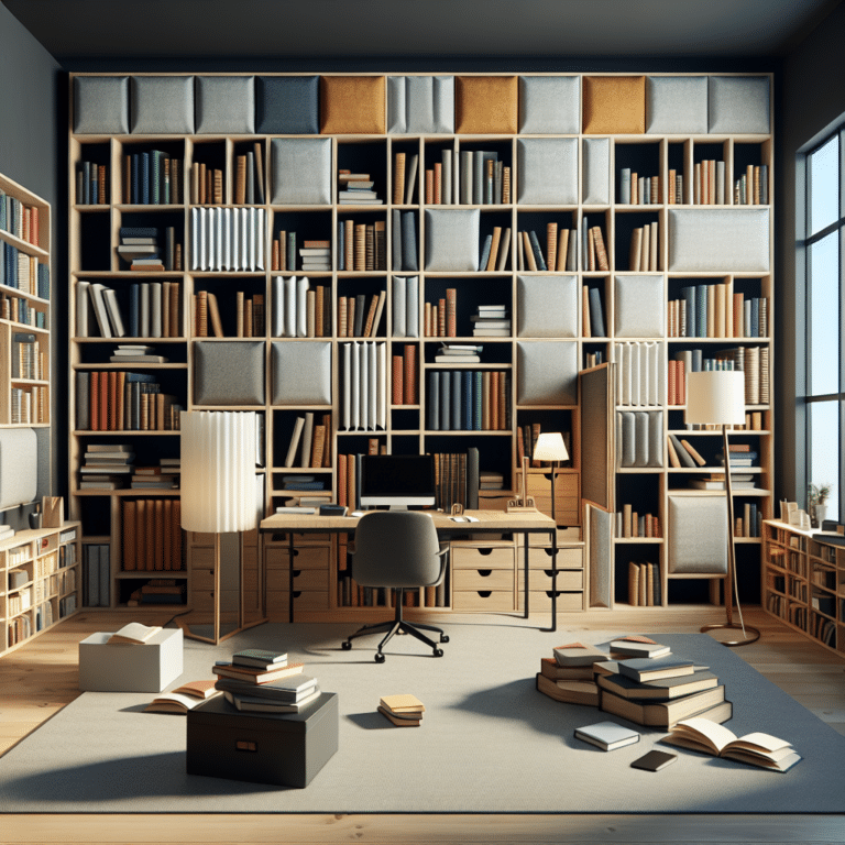 Creating a Soundproof Office Space with Pre-existing Bookshelves