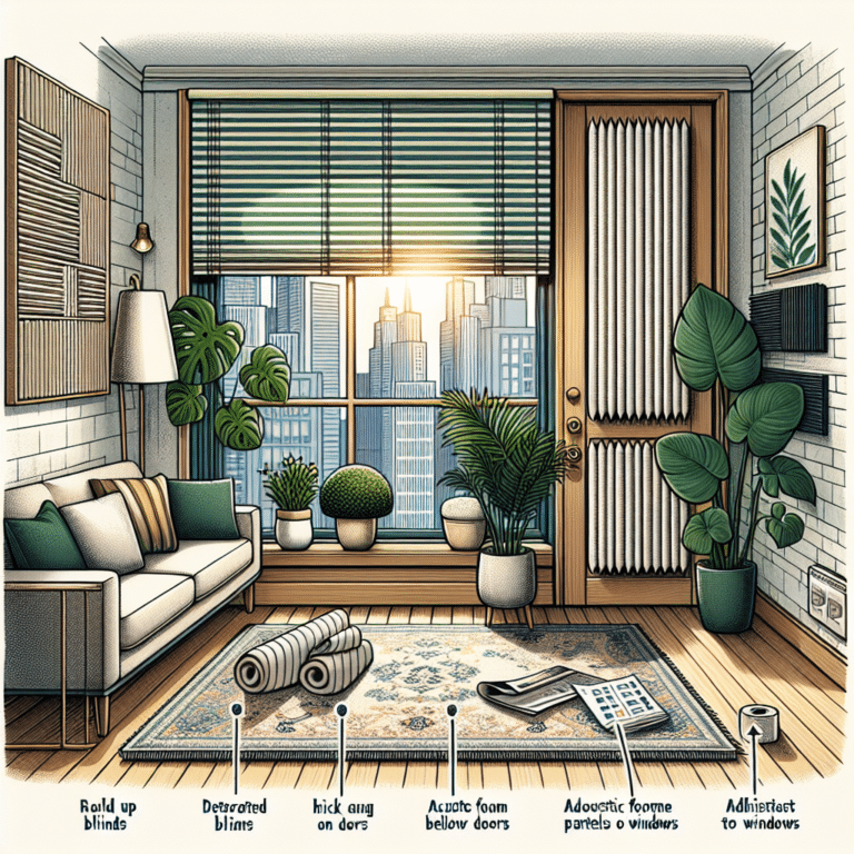  "Noise Reduction Tricks for Renters: Quick Fixes