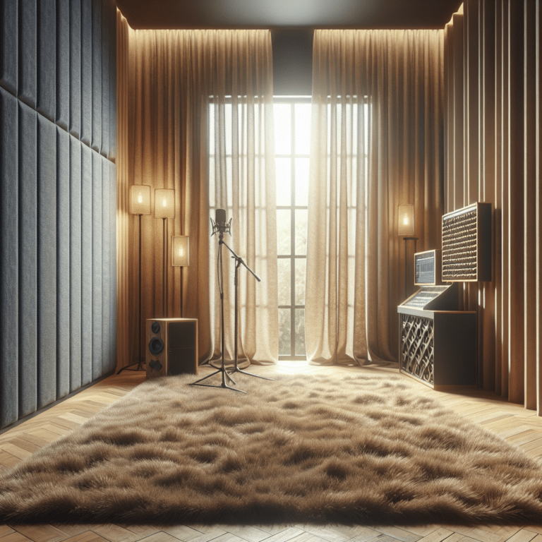 Using Curtains and Rugs for Acoustic Treatment