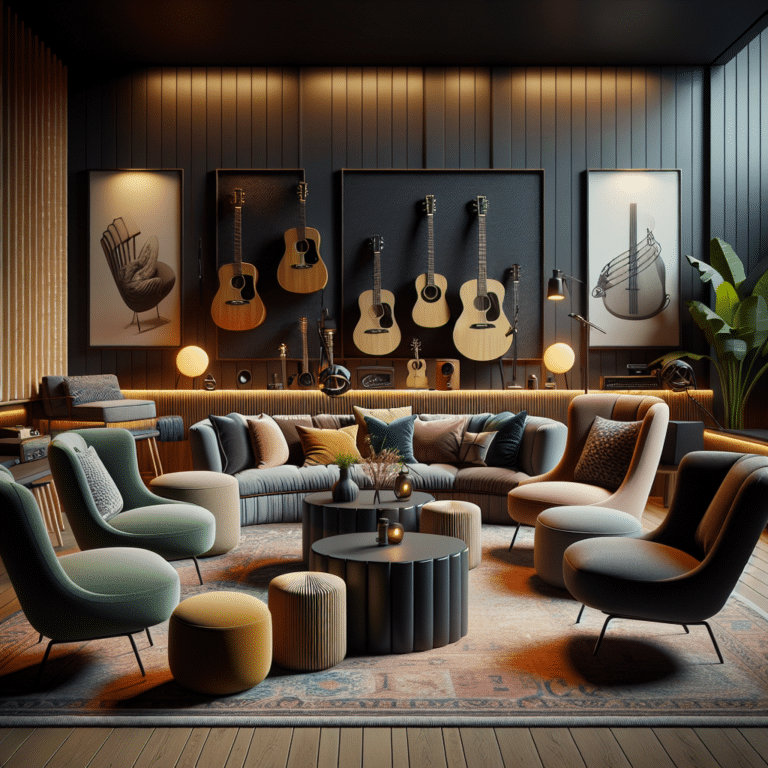 "Acoustic-friendly Chairs and Sofas