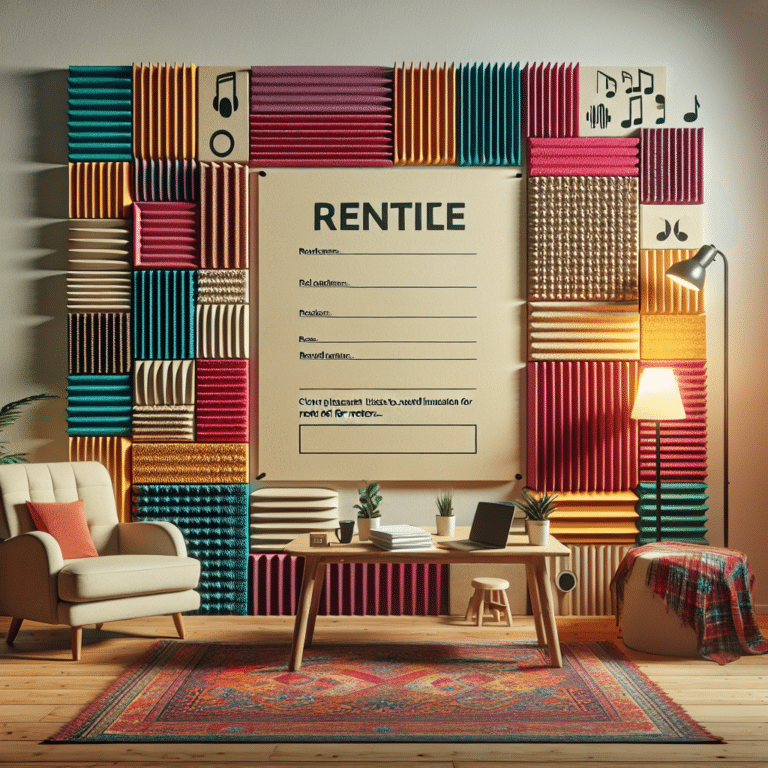 Acoustic Panel Hacks for Renters