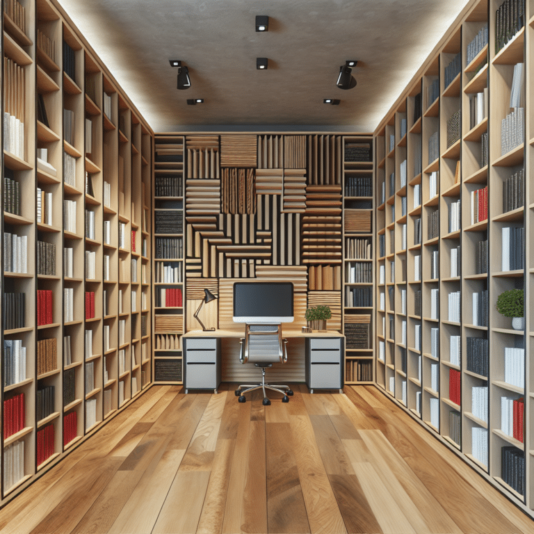 Harnessing Bookshelves for an Echo-Free Office Space