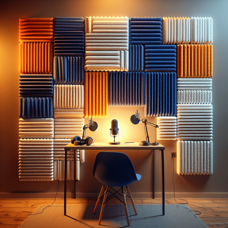 Homemade Sound-Absorbing Panels for Podcasting