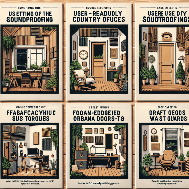 10 DIY Soundproofing Projects for Home Offices