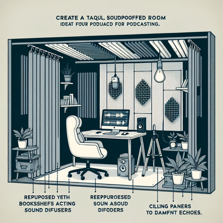 Innovative Furniture Hacks for a Noise-Free Podcasting Room