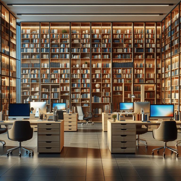 Using Bookshelves to Silence Office Echo