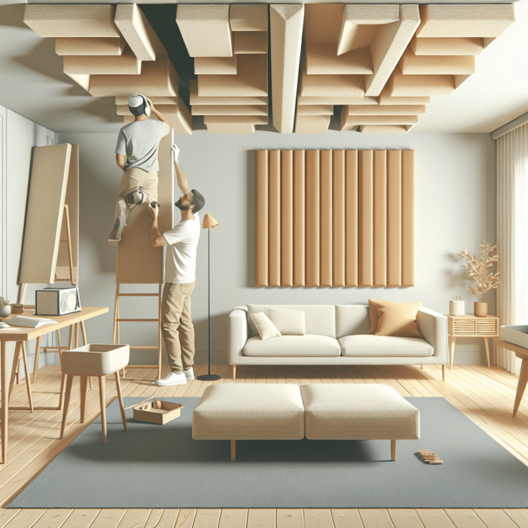 DIY Ceiling Panels to Reduce Echo